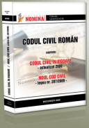 Codul civil roman. Codul civil in vigoare; Noul Cod civil (Legea nr. 287/2009)
