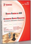 Revista Romana de ADR nr. 2/2012 (Solutionarea Alternativa a Conflictelor)