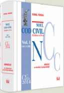 Noul Cod civil. Vol. I. (Art. 1-1163) | Adnotat cu doctrina si jurisprudenta | Editia a 2-a | Autor: Viorel Terzea